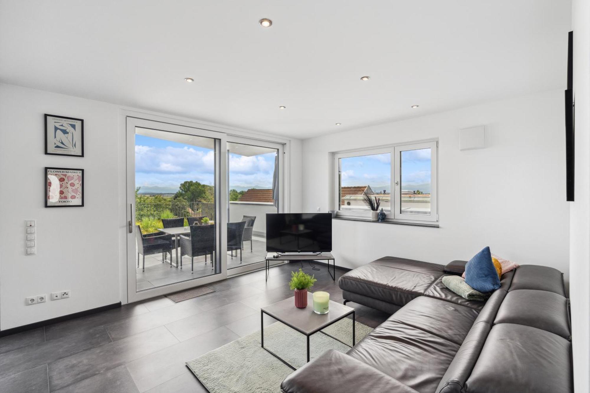 Апартаменти Anytime - Penthouse Mit Terrasse Und Bergsicht Фрідріхсгафен Екстер'єр фото