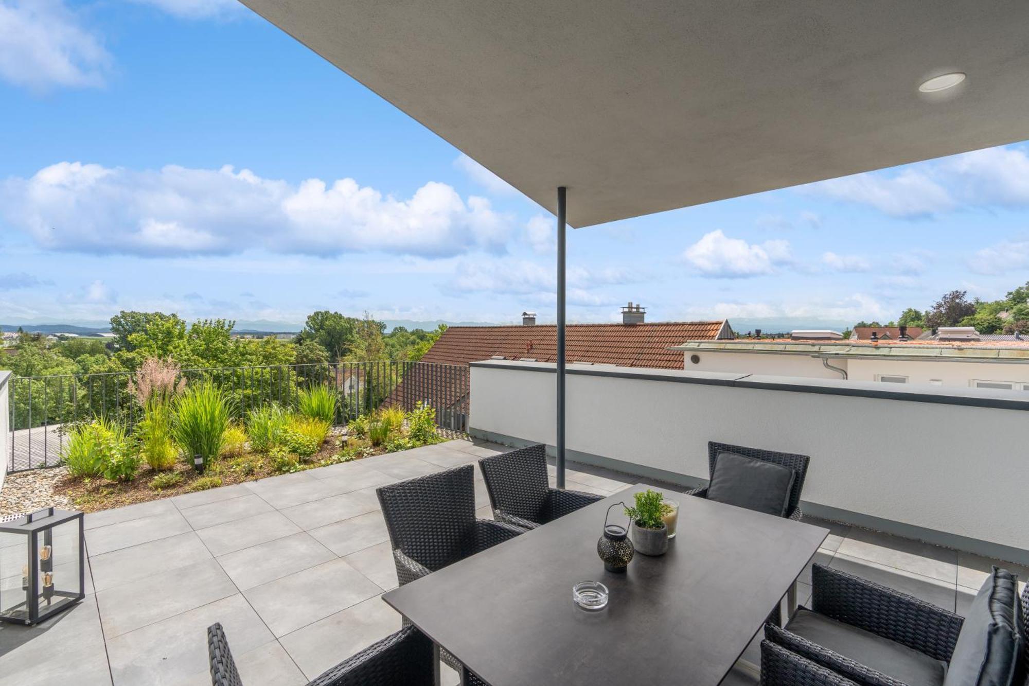 Апартаменти Anytime - Penthouse Mit Terrasse Und Bergsicht Фрідріхсгафен Екстер'єр фото